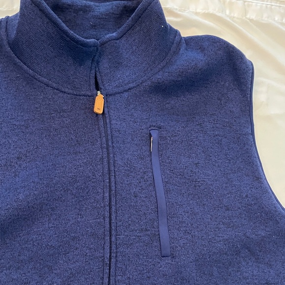 Crown & Ivy Navy Fleece Vest - Picture 3 of 5